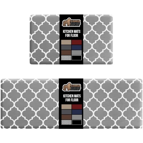 Cushioned Kitchen Mats for Floor (2 Count)