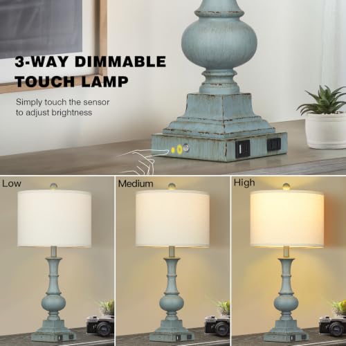 26" Tall Coastal Lamp for Living Room