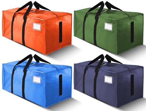 Supports 200lbs Heavy Duty Moving Bags (4 Count)
