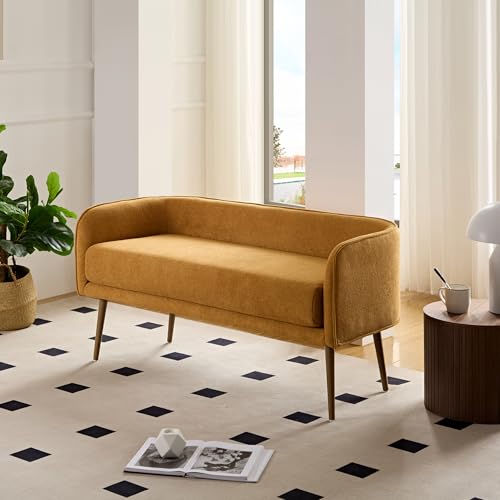 Bedroom Bench with Low Back