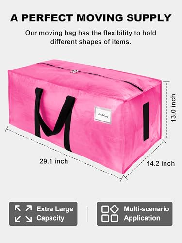 Supports 200lbs Heavy Duty Moving Bags (4 Count)