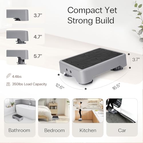 Adjustable Plastic Step Stool