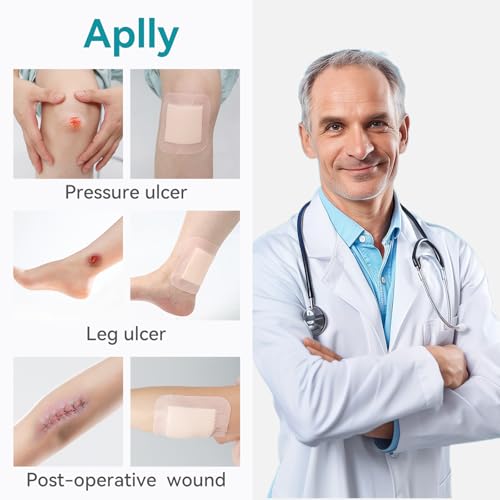 Utra Soft Silicone Foam Dressing 6x6 Hidradenitis Suppurativa Pads (5 Count)