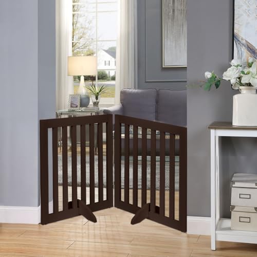 24”H Free Standing Pet Gate for Dog Cat