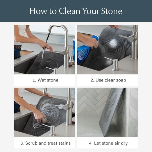 Home Stone Bath Mat for Bathroom