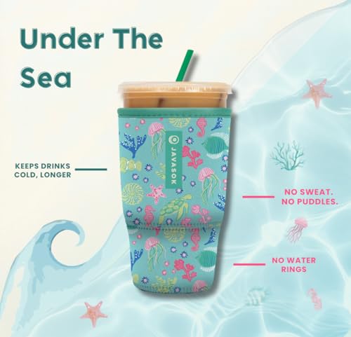 JavaSok Iced Coffee & Cold Soda Insulated Neoprene Cup Sleeve