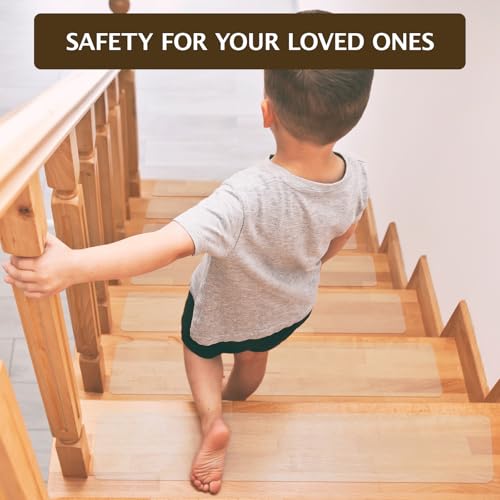 Clear Non Slip Stair Treads (18 Count)