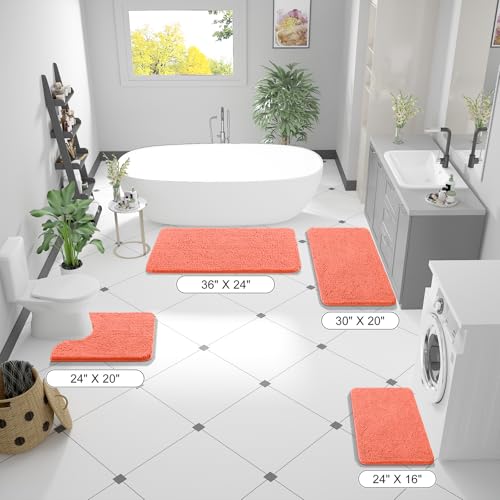 Bathroom Runner Rugs 47x20