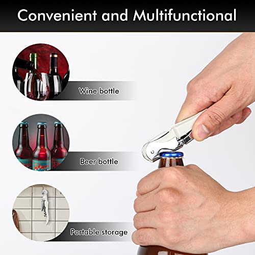 Professional Waiter Corkscrew Wine Openers Set (2 Count)