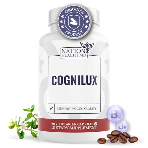 Cognilux Brain Supplements for Memory and Focus (60 Count)