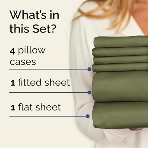 Cal King 6 Piece Bed Sheet Set