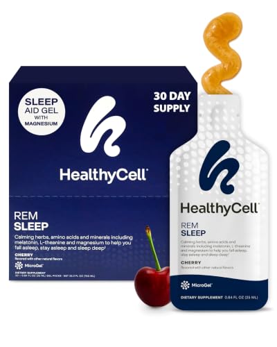 REM Sleep Aid Liquid Gel Supplement for Adults (25.2 Fl Oz)