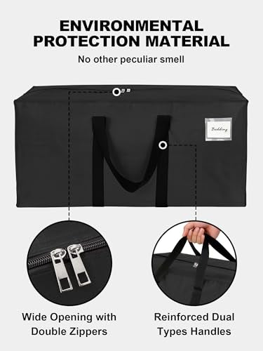 Supports 200lbs Heavy Duty Moving Bags (12 Count)