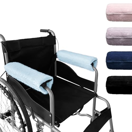 Wheelchair Armrest Pads Covers Fuzzy Desk Chair Arm Pads Soft