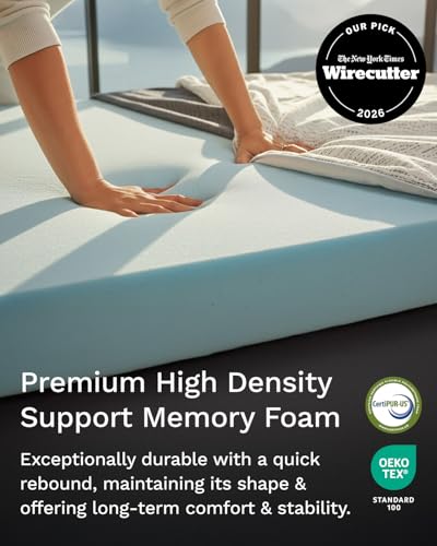 3 Inch Memory Foam Mattress Topper Twin