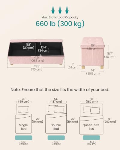 Storage Ottoman Bench