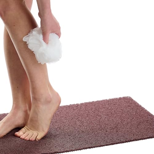 Loofah Non Slip Shower Mat & Bath Mat