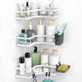 Corner Shower Caddy Bathroom Organizer Adhesive Shower Rack Bathtub Shelves