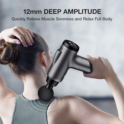 Massage Gun Deep Tissue 30 Speeds 9 Attachments Handheld
