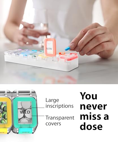 Weekly Pill Organizer 1 time a Day (7 Count)
