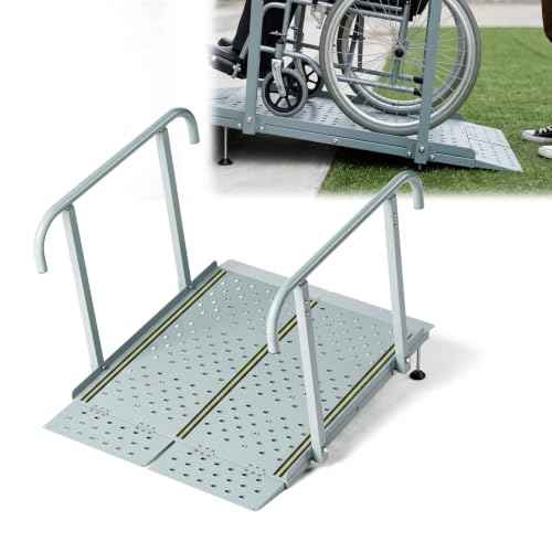 Wheelchair Ramp with Handrails