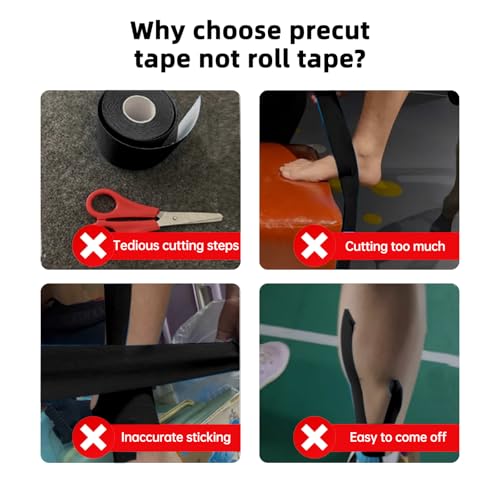 Precut Kinesiology Tape for Knees (20 Count)