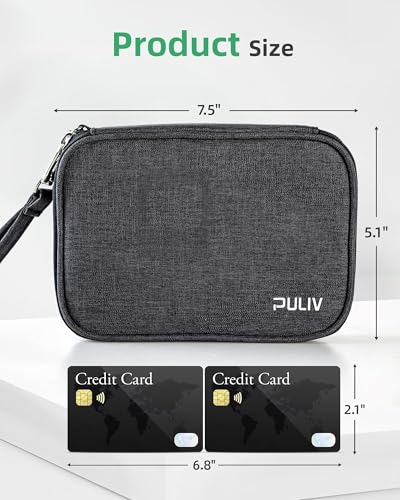 Weekly Pill Organizer 4 Times a Day with a Canvas Bag