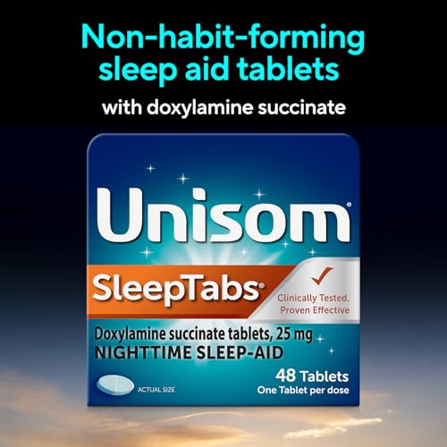 SleepTabs Nighttime Sleep Aid Tablets for Adults (48 Count)
