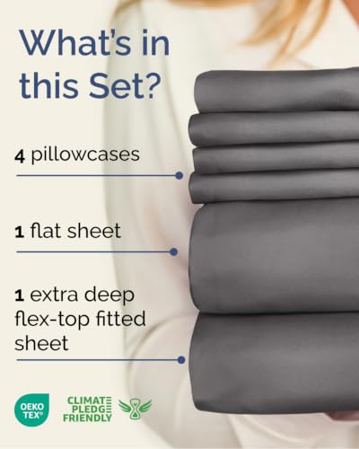 Flex Top Split Head King 6 Piece Sheet Set