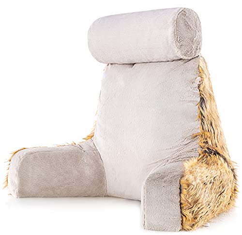 Medium Ultra Rare Baby Amber Fox Fabulous Faux Fur Backrest