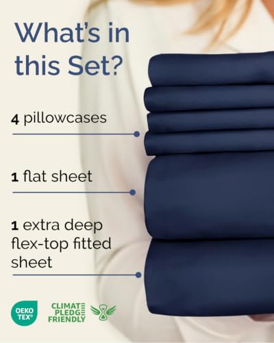 Flex Top Split Head King 6 Piece Sheet Set