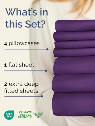 Extra Deep Split King Sheet Set