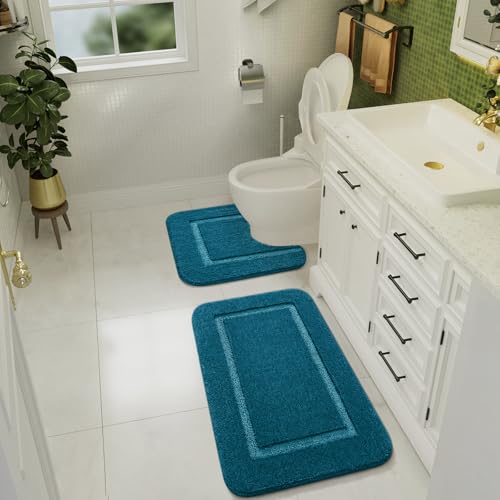 Bathroom Rug Set 2 Piece (7.5 Sq Ft)