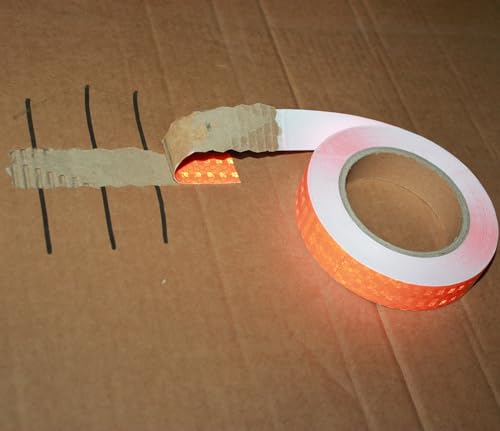 Industrial Reflective Tape Orange Outdoor Waterproof 1 inch