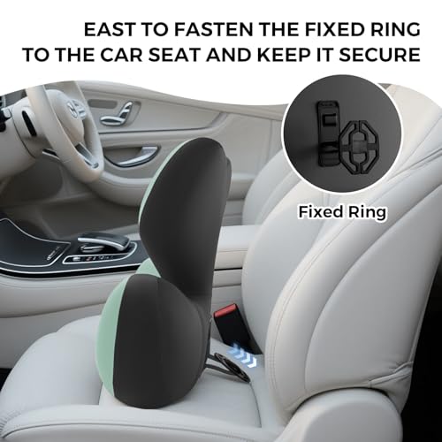 Ergonomic Memory Foam Lumbar Support Pillow for Car