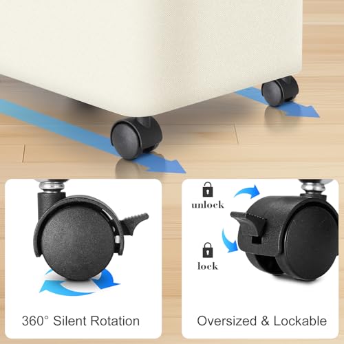 Laundry Hamper with Wheels