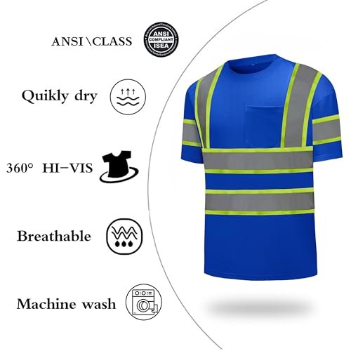 Hi Vis Safety Shirts (3 Count)