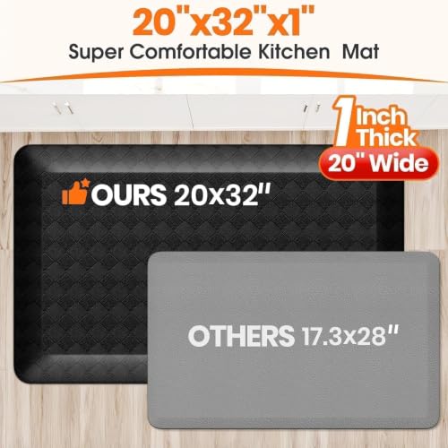 1" Thick Kitchen Mats for Floor