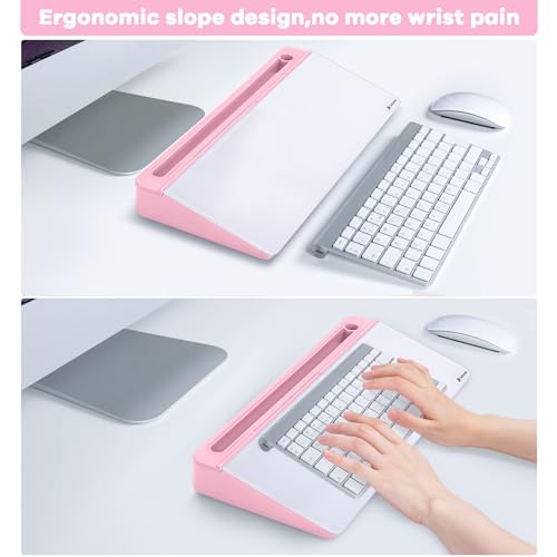 Glass Desk Whiteboard with Storage