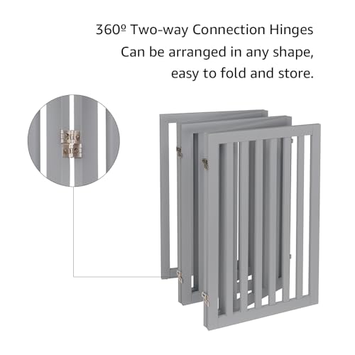 36”H Free Standing Pet Gate for Dog Cat