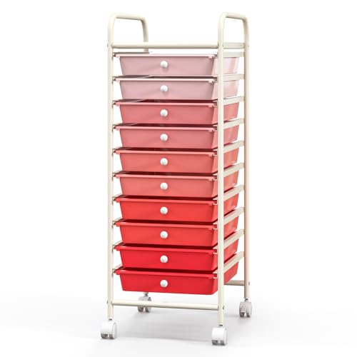 10 Drawer Storage Cart w