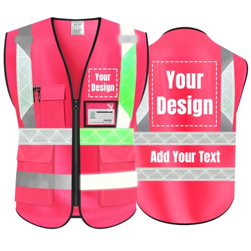 Luminous Safety Vest Customize Your Logo Work Vest with Luminous Hi