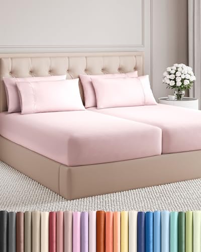 Split King 7 Piece Bed Sheet Set (7 Count)