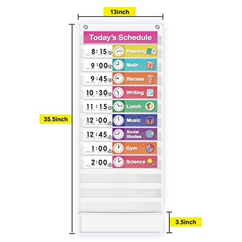 Daily Schedule Pocket Charts