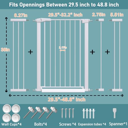 38" Extra Tall Pet Gate