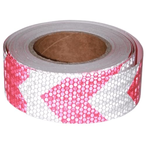 Industrial Reflective Tape Red and White Outdoor Waterproof 2 inch