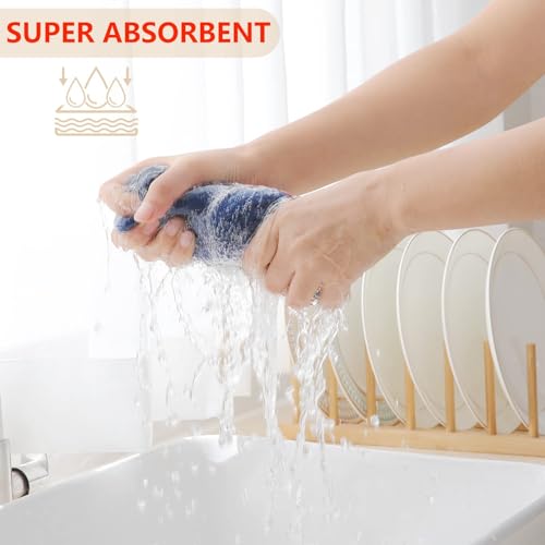 100% Cotton Waffle Weave Kitchen Dish Cloths 8 (8 Count)