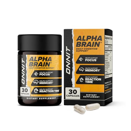 Alpha Brain Nootropic Brain Supplement for Focus & Memory (30 Count)