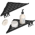 Black Shower Corner Shelf