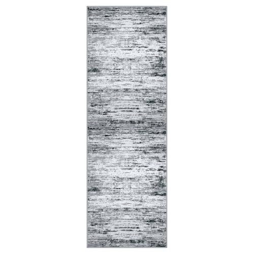 Abstract Washable Runners for Hallway 3x8 Runner Rug Non Slip Indoor (24 Sq Ft)